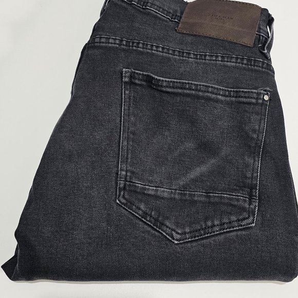 Zara Man Jeans SLIM FIT BLACK JEANS Size 34/30 - Picture 8 of 11